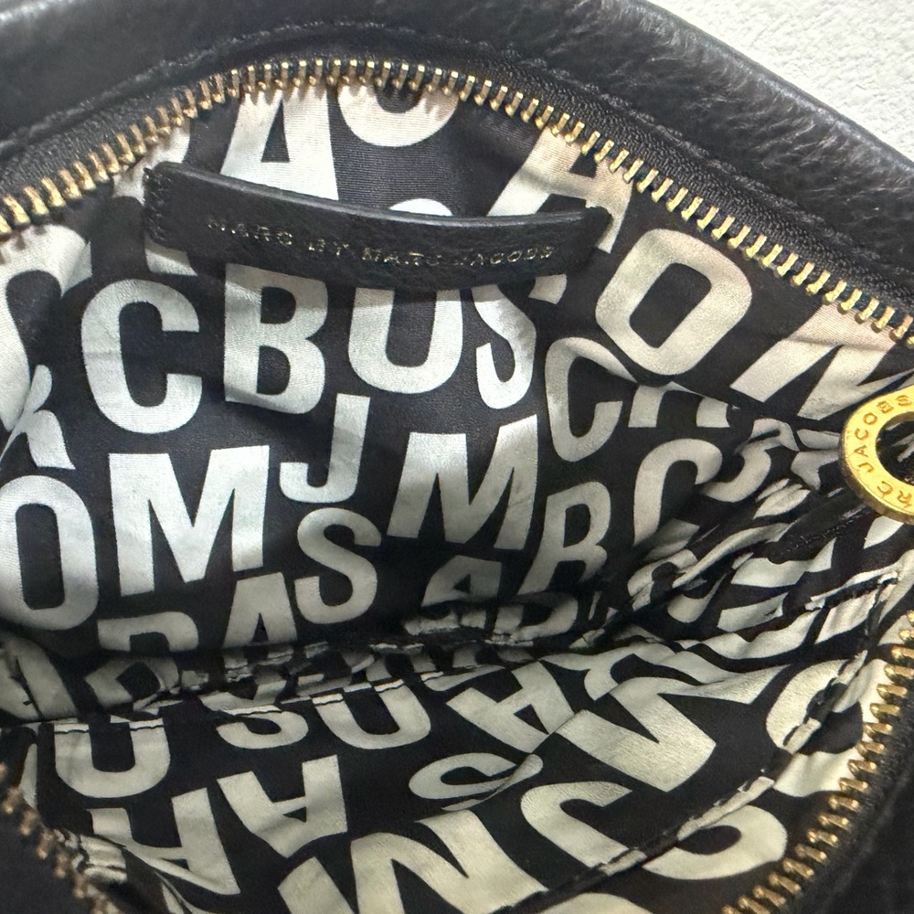 Marc By Marc Jacobs Black Leather Crossbody Bag - Picture 6 of 6